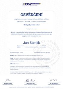 Certifikát - nároky z dopravních nehod